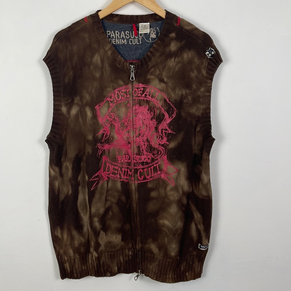 Parasuco Mens Y2K Cotton Knit Vest - XXL